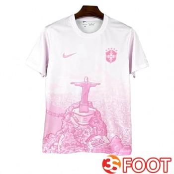 Maillot Equipe Foot Bresil Special Edition Rose 2025 2026