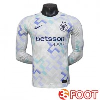 Maillot De Foot Inter Milan Exterieur Manches Longues 2025 2026