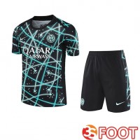 Ensemble Training T-Shirts Inter Milan + Shorts Noir Bleu 2025 2026