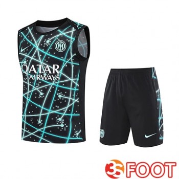 Gilet Foot Inter Milan + Shorts Noir Bleu 2025 2026