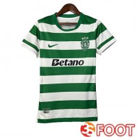 Maillot De Foot Sporting Femme Domicile 2025 2026