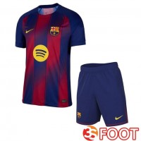 Maillot De Foot FC Barcelone Enfant Domicile Bleu Rouge 2025/2026