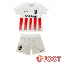 Maillot De Foot SC Fribourg Enfant Domicile Rouge Blanc 2025/2026