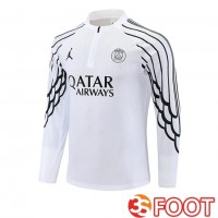 Training Sweatshirt Jordan Paris PSG Blanc 2025/2026