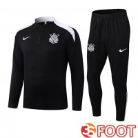 Ensemble Survetement De Foot Corinthians Noir 2025/2026