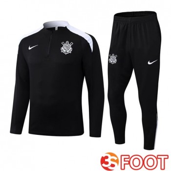 Ensemble Survetement De Foot Corinthians Noir 2025/2026