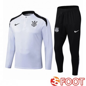 Ensemble Survetement De Foot Corinthians Blanc 2025/2026