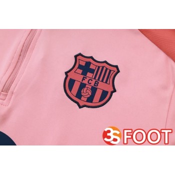 Ensemble Survetement De Foot FC Barcelone Rose 2025/2026