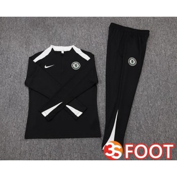 Ensemble Survetement De Foot FC Chelsea Noir 2025/2026