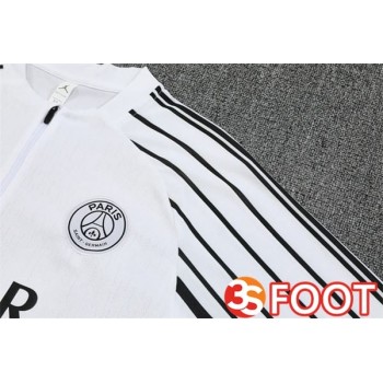 Ensemble Survetement De Foot Jordan Paris PSG Blanc 2025/2026