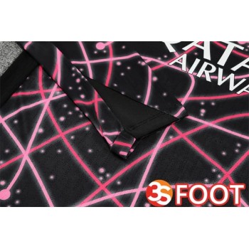 Ensemble Survetement De Foot Jordan Paris PSG Noir Rose 2025/2026