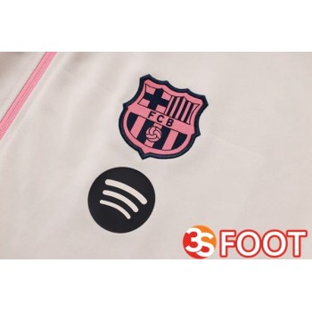 Ensemble Survetement De Foot - Veste FC Barcelone Jaune 2025/2026