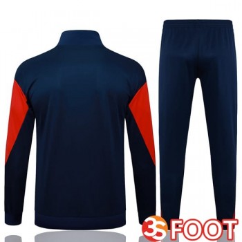 Ensemble Survetement De Foot - Veste Jordan Paris PSG Bleu Royal 2025/2026