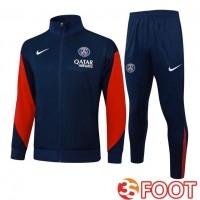 Ensemble Survetement De Foot - Veste Jordan Paris PSG Bleu Royal 2025/2026