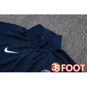 Ensemble Survetement De Foot - Veste Jordan Paris PSG Bleu Royal 2025/2026