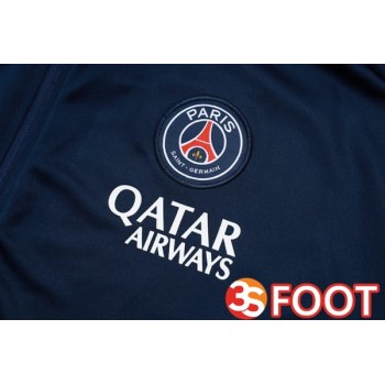 Ensemble Survetement De Foot - Veste Jordan Paris PSG Bleu Royal 2025/2026