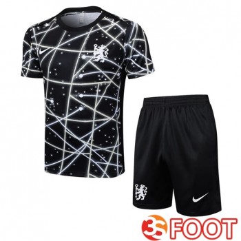 Ensemble Training T-Shirts FC Chelsea + Shorts Noir 2025/2026
