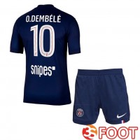 Maillot De Foot Paris PSG (O. Dembélé 10) Enfant Domicile Bleu Royal 2025/2026 Maillot De Foot Paris PSG (O. Dembélé 10) Enfant Domicile Bleu Royal 2025/2026