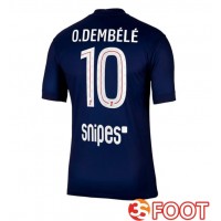 Maillot De Foot Paris PSG (O. Dembélé 10) Domicile Bleu Royal 2025/2026