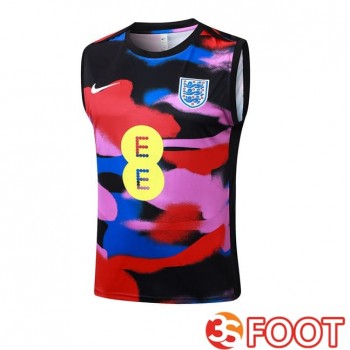 Gilet Foot Angleterre Rouge Noir Bleu 2025/2026