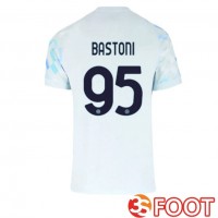 Maillot De Foot Inter Milan (BASTONI 95) Exterieur Blanc Bleu 2025/2026