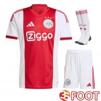 Ensemble Maillot Foot AFC Ajax Domicile (Shorts + Chaussettes) 2025 2026