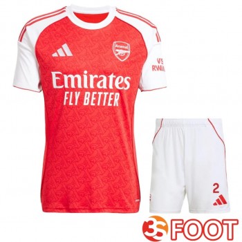 Ensemble Maillot Foot Arsenal Domicile + Shorts 2025 2026