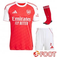 Ensemble Maillot Foot Arsenal Domicile (Shorts + Chaussettes) 2025 2026
