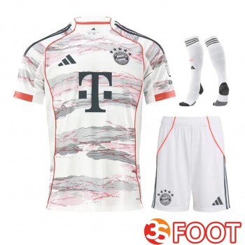 Ensemble Maillot Foot Bayern Munich Exterieur (Shorts + Chaussettes) 2025 2026