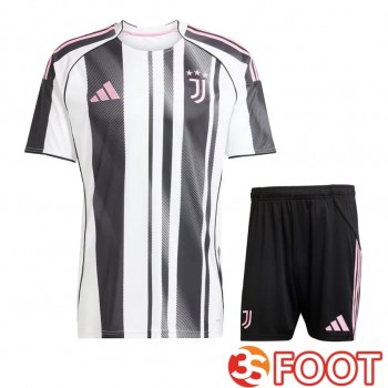 Ensemble Maillot Foot Juventus Domicile + Shorts 2025 2026