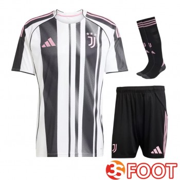 Ensemble Maillot Foot Juventus Domicile (Shorts + Chaussettes) 2025 2026