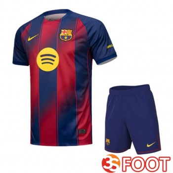 Ensemble Maillot Foot FC Barcelone Domicile + Short 2025 2026