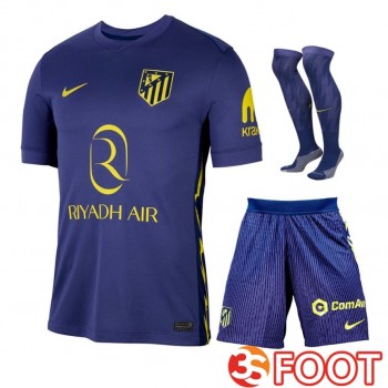 Ensemble Maillot Foot Atletico Madrid Exterieur (Short + Chaussettes) 2025 2026