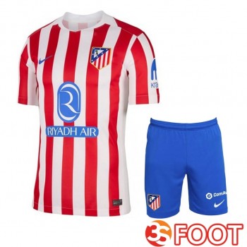 Ensemble Maillot Foot Atletico Madrid Domicile + Short 2025 2026
