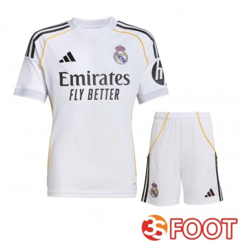 Ensemble Maillot Foot Real Madrid Domicile + Short 2025 2026