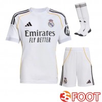 Ensemble Maillot Foot Real Madrid Domicile (Short + Chaussettes) 2025 2026