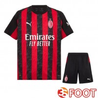 Ensemble Maillot Foot AC Milan Domicile + Shorts 2025 2026