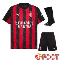 Ensemble Maillot Foot AC Milan Domicile (Shorts + Chaussettes) 2025 2026
