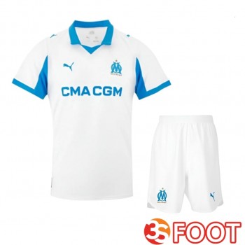 Ensemble Maillot Foot Marseille OM Domicile + Shorts 2025 2026