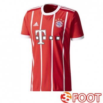 Maillot De Foot Bayern Munich Retro Domicile Rouge 2017-2018