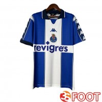 Maillot De Foot FC Porto Retro Domicile Blanc Bleu 1999-2000