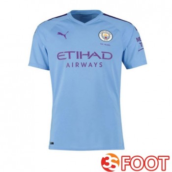 Maillot De Foot Manchester City Retro Domicile Bleu 2019-2020