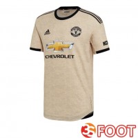 Maillot De Foot Manchester United Retro Exterieur Jaune 2019-2020