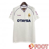 Maillot De Foot Real Madrid Retro Domicile Blanc 1990-1992