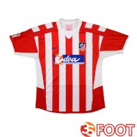 Maillot De Foot Atletico Madrid Retro Domicile Rouge 2002-2003