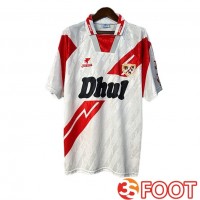 Maillot De Foot Rayo Vallecano Retro Domicile Rouge Blanc 1994-1995