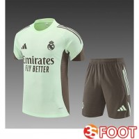 Ensemble Training T-Shirts Real Madrid Enfant Vert/Brun 2025/2026