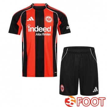 Maillot De Foot Eintracht Frankfurt Enfant Domicile Blanc Rouge 2025/2026