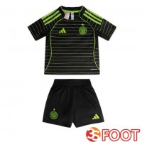 Maillot De Foot Celtic FC Enfant Exterieur Noir Vert 2025/2026