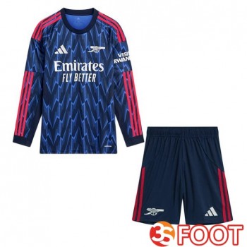 Maillot De Foot Arsenal Enfant Exterieur Manche longue Bleu Royal 2025/2026